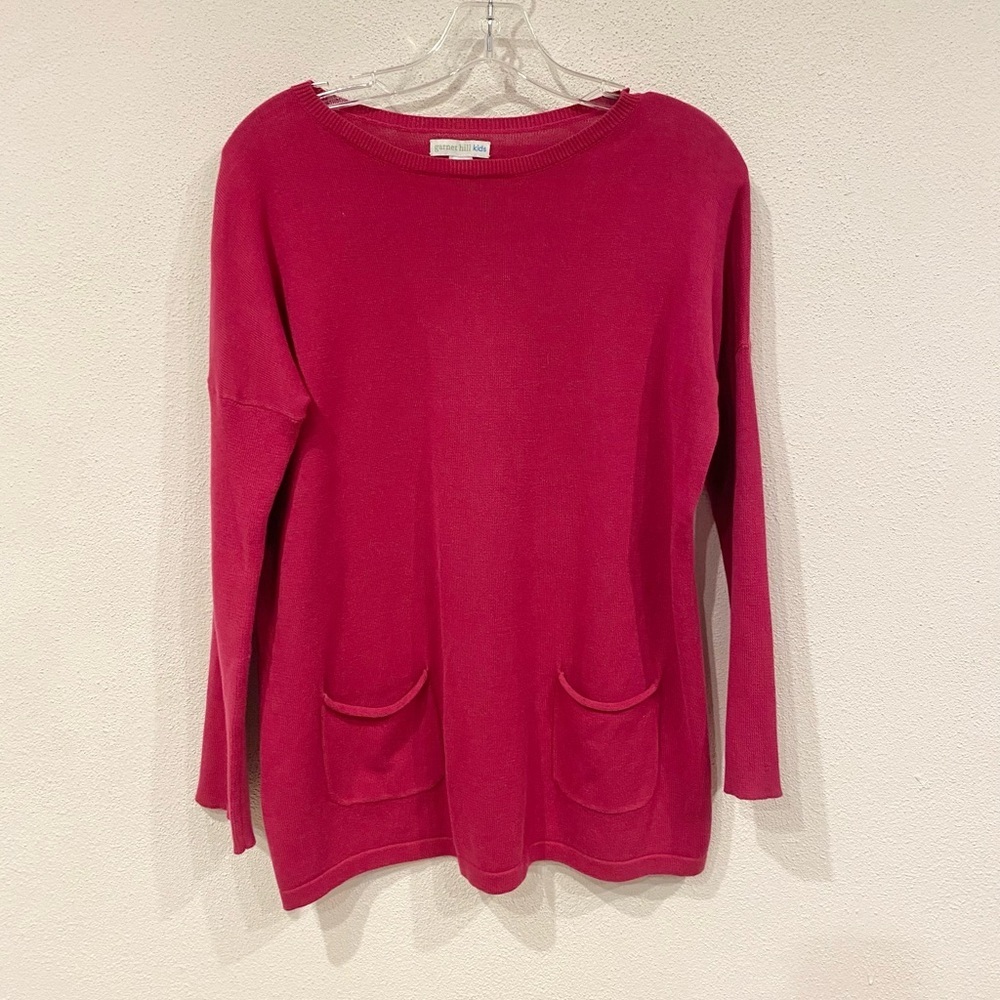 Garnet Hill Organic Cotton Sweater Size XL EUC